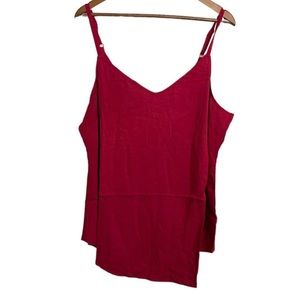 New torrid red rayon tank